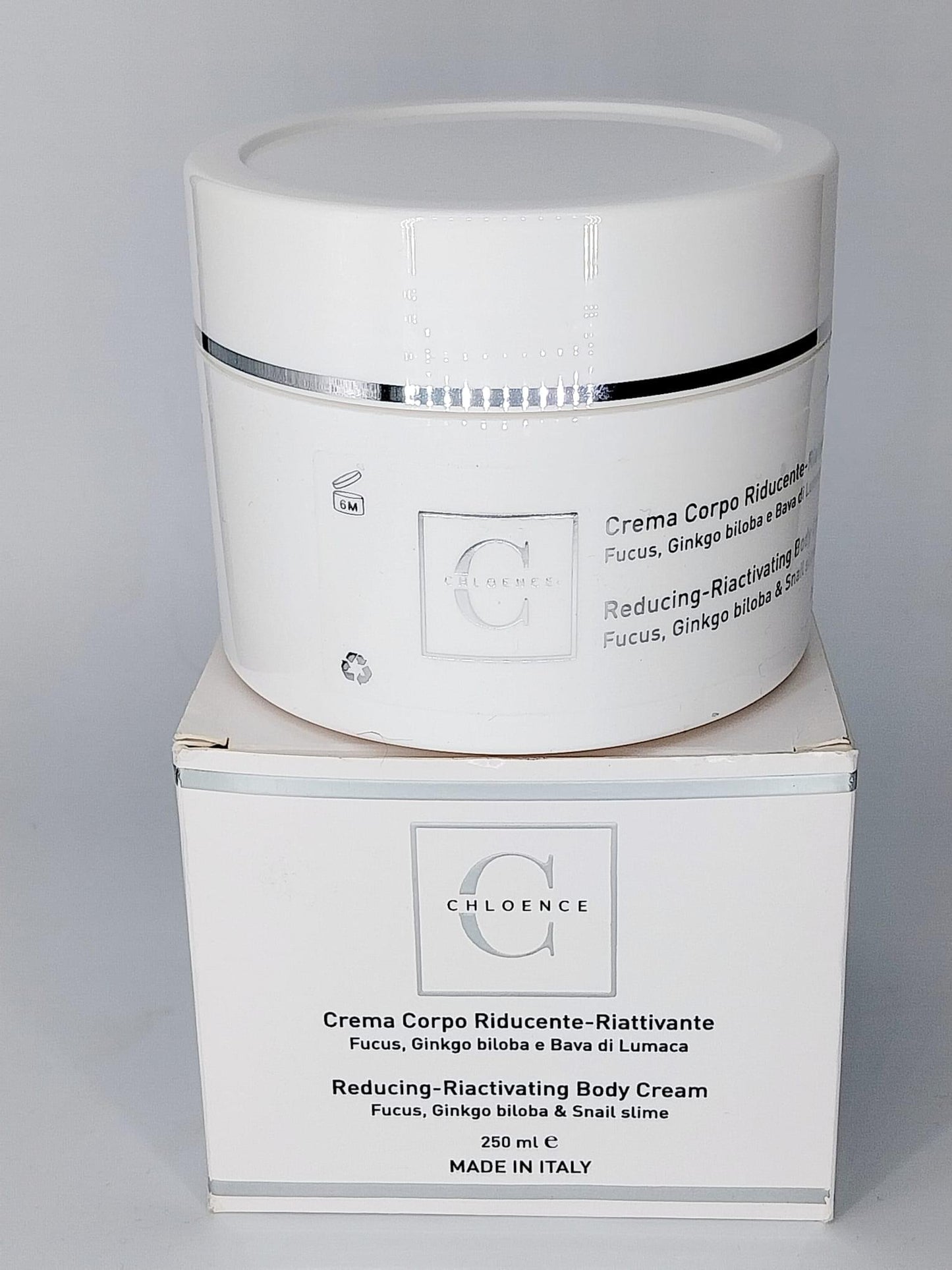 CREMA CORPO Riducente - Riattivante - Fucus, Ginkgo biloba e Bava di Lumaca